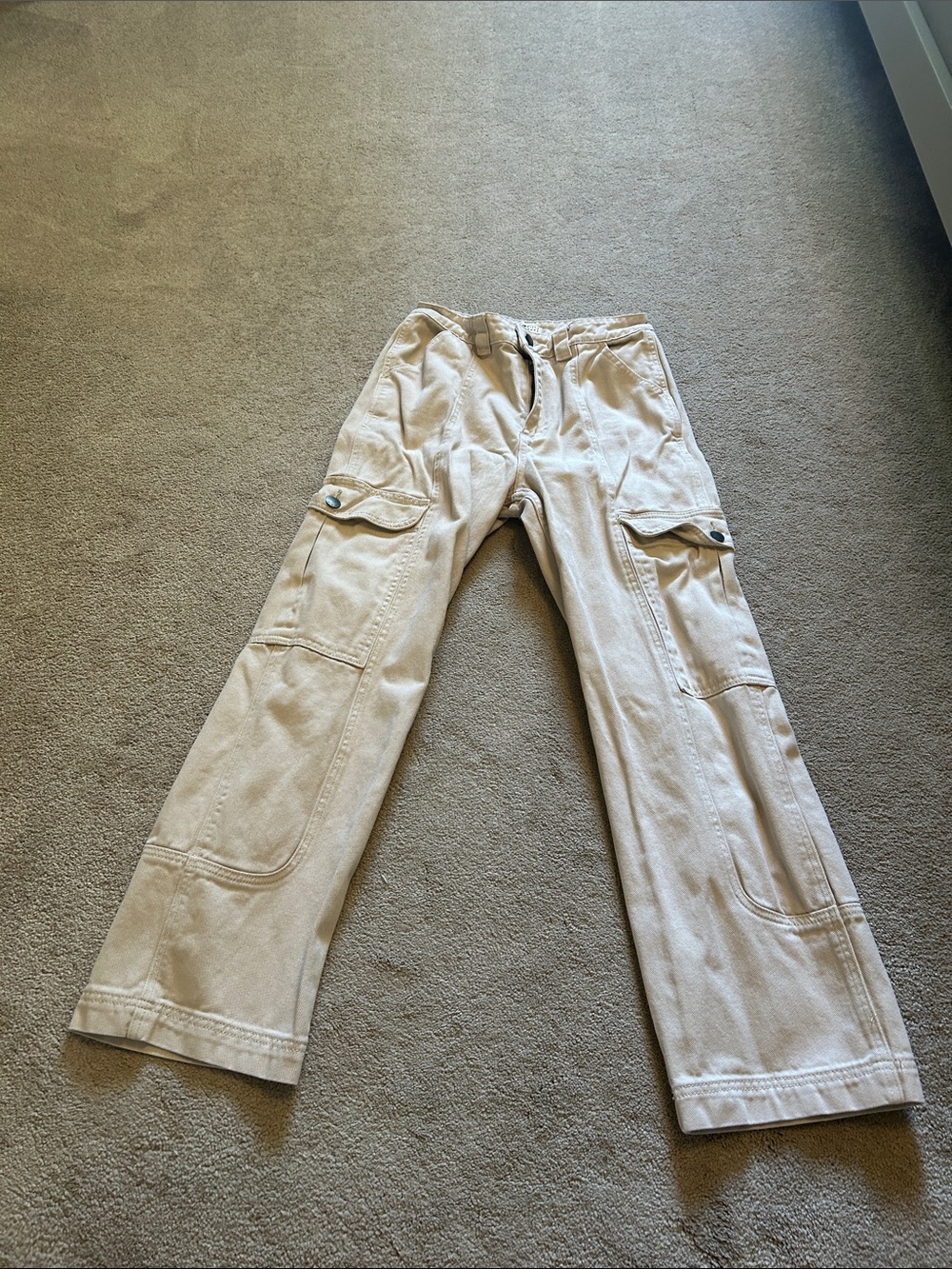 Billabong Women's Beige Cargo Pants - Casual Utility Style